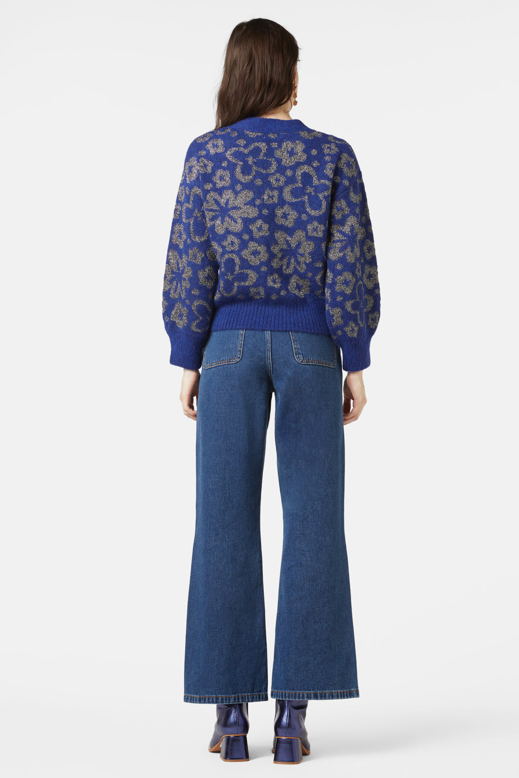 Gorman - Flower Dust Cardi - navy