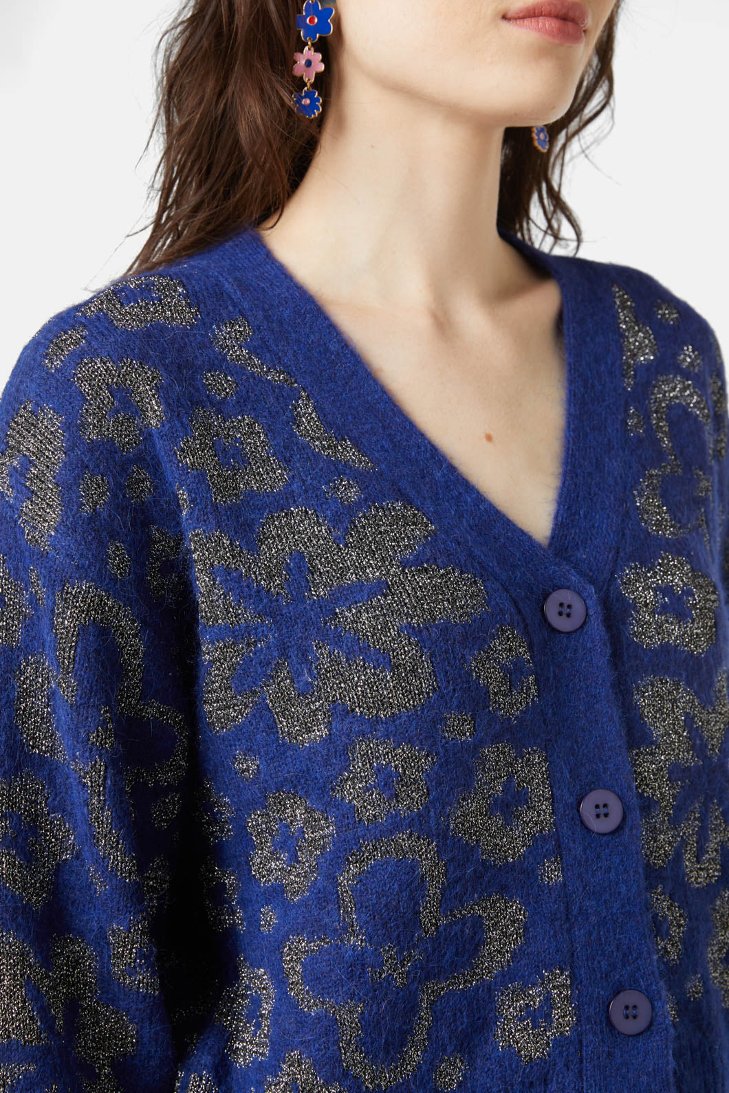 Gorman - Flower Dust Cardi - navy