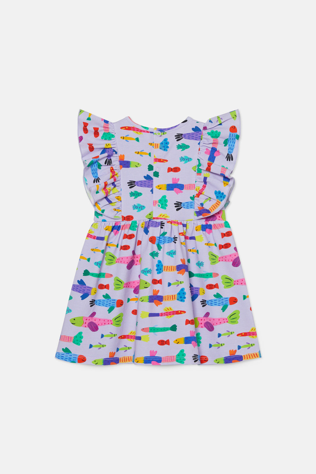 Gorman - Here Fishy Baby Dress - lilac