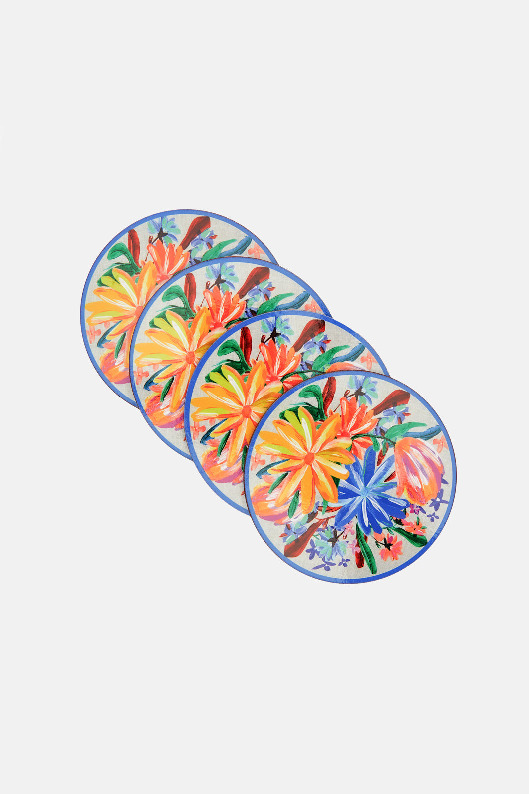 Flower Power Coaster Set 4