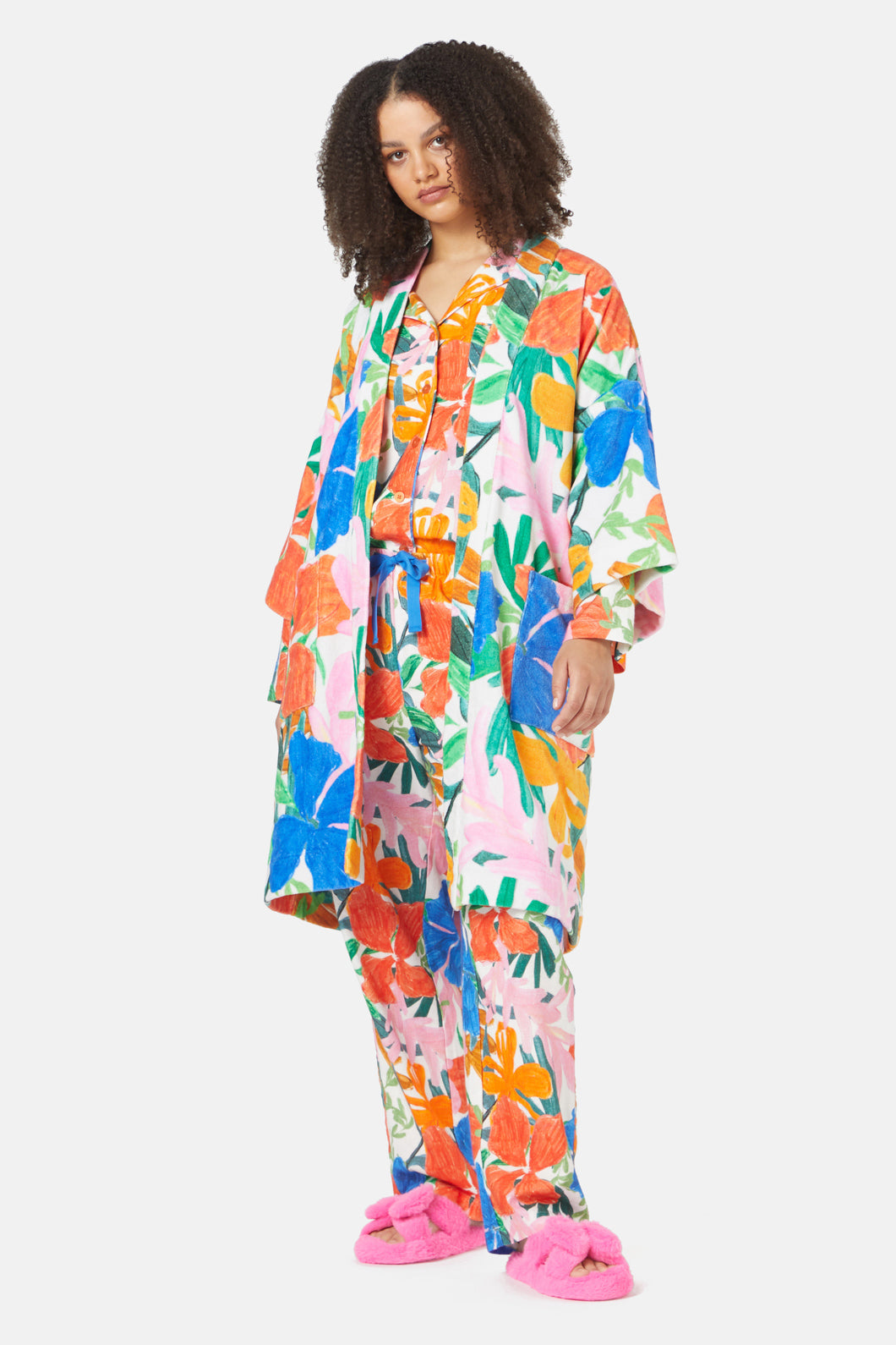 Floral Bath Robe