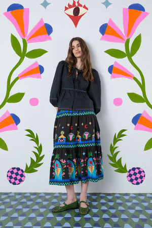 Gorman - Luna Cirque Midi Skirt - print