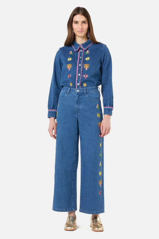 Gorman - Luna Cirque Jeans - mid-blue