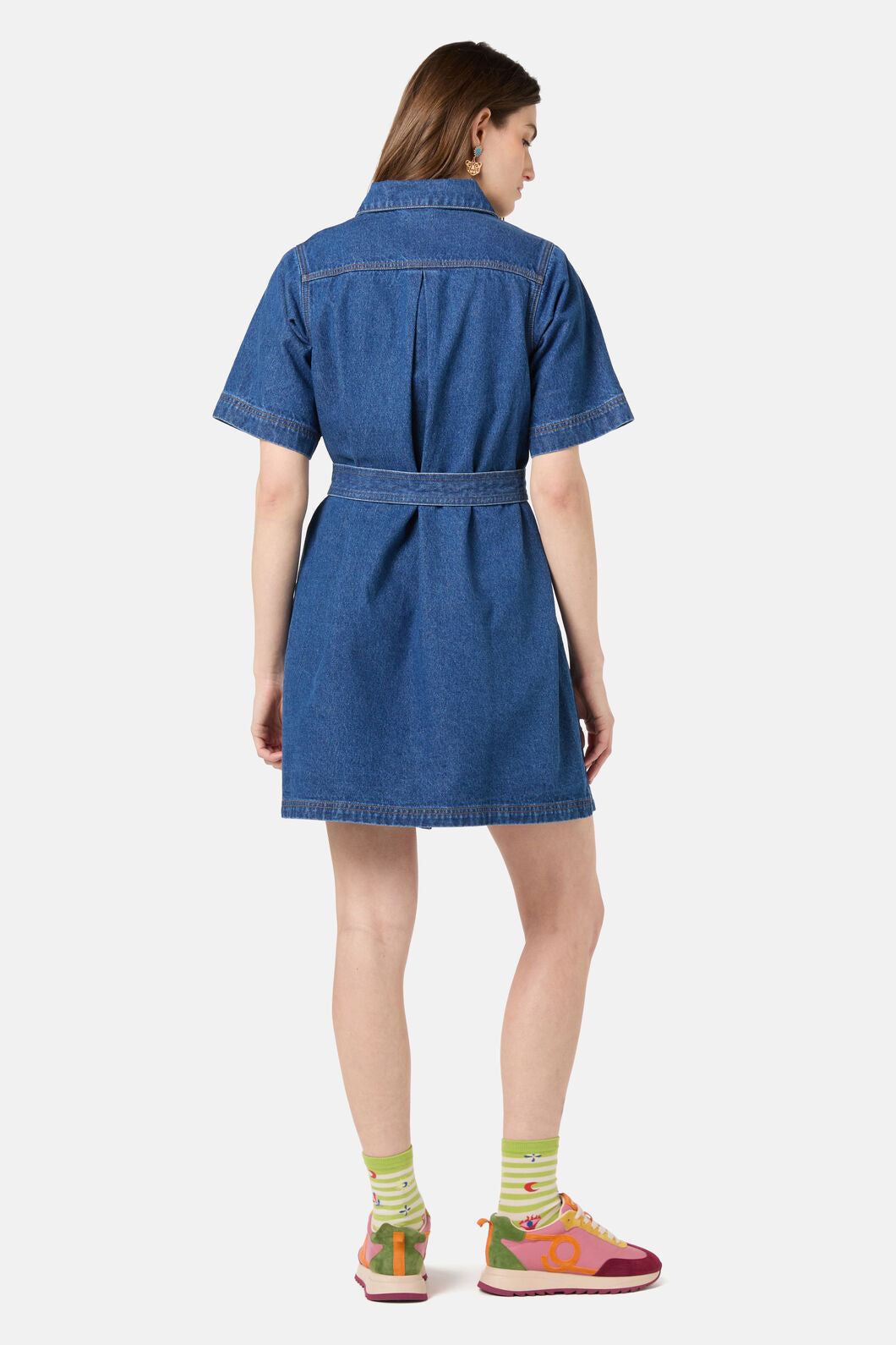 Gorman - Parade Denim Dress - mid-blue