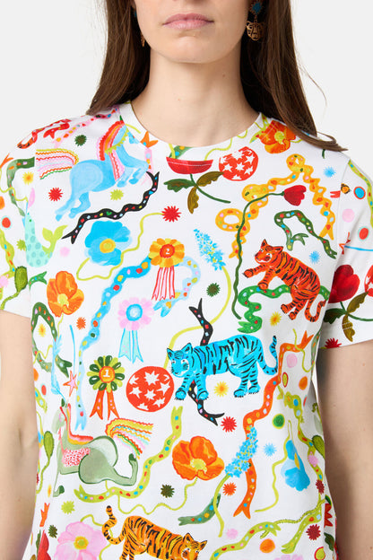 Gorman - Parade Yardage Classic Tee - print