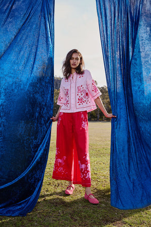Gorman - Ainslee Anglaise Pant - red