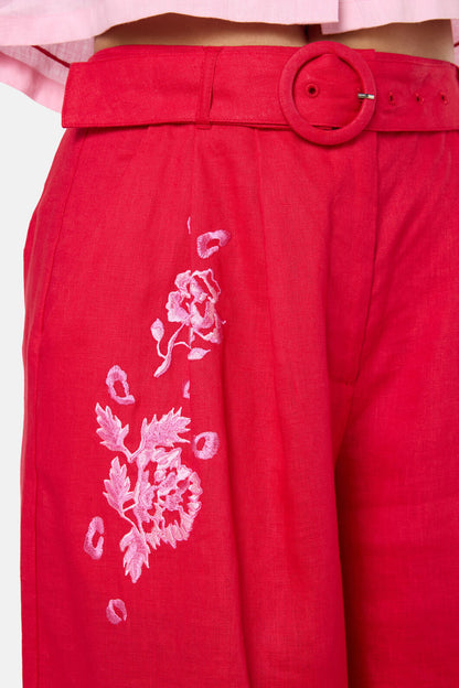 Gorman - Ainslee Anglaise Pant - red