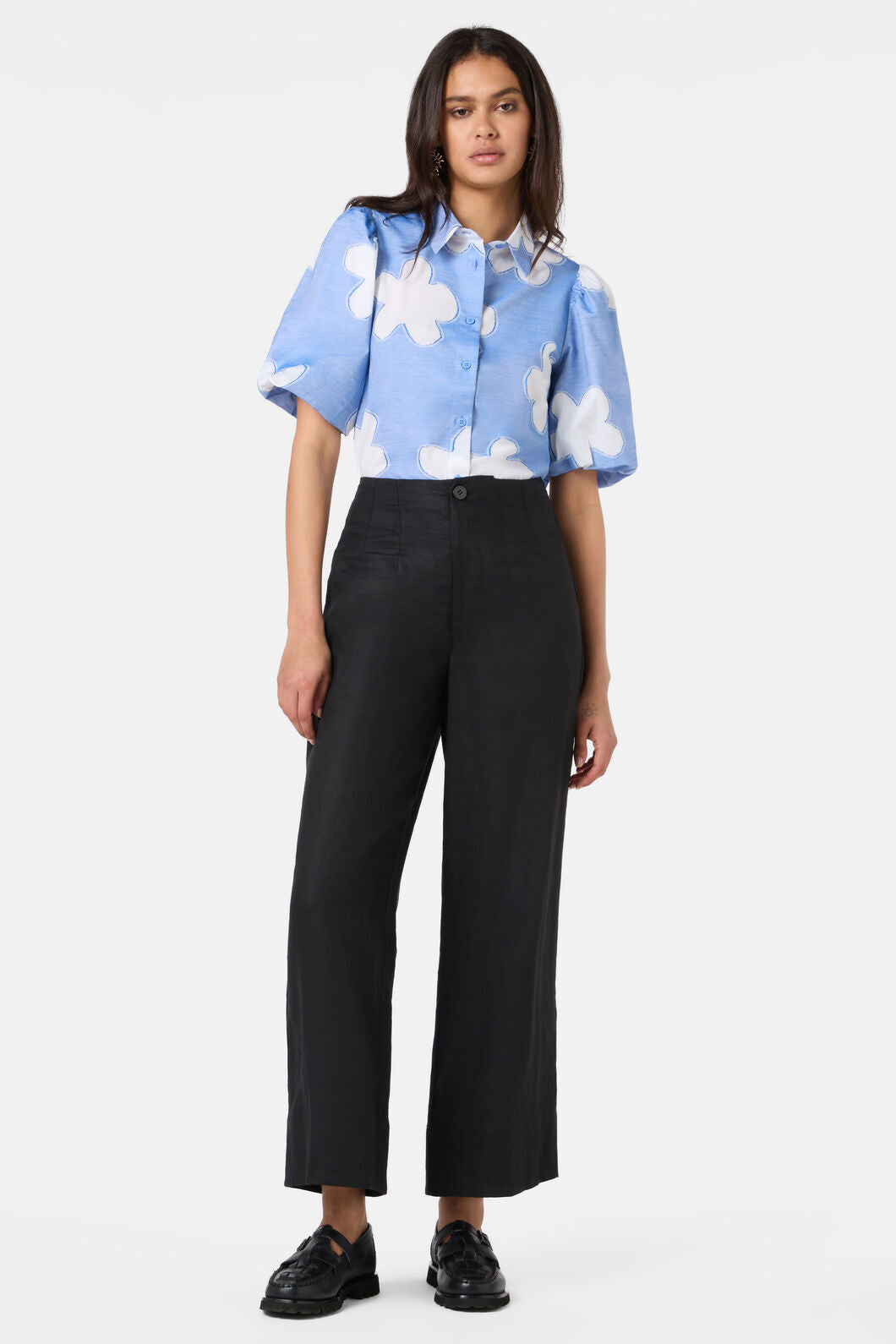 Gorman - Peyton Linen Pant - black