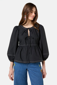 Gorman - Mia Smock Top - black