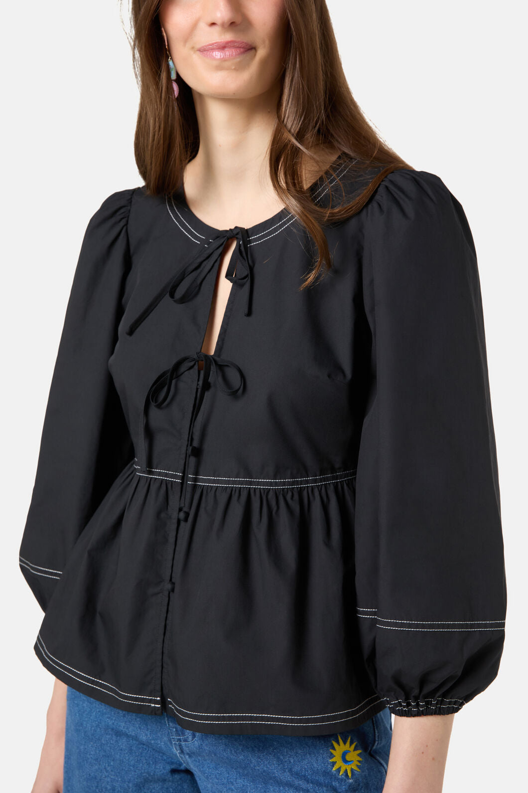 Gorman - Mia Smock Top - black