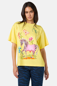 Gorman - Zebra Placement OS Tee - print