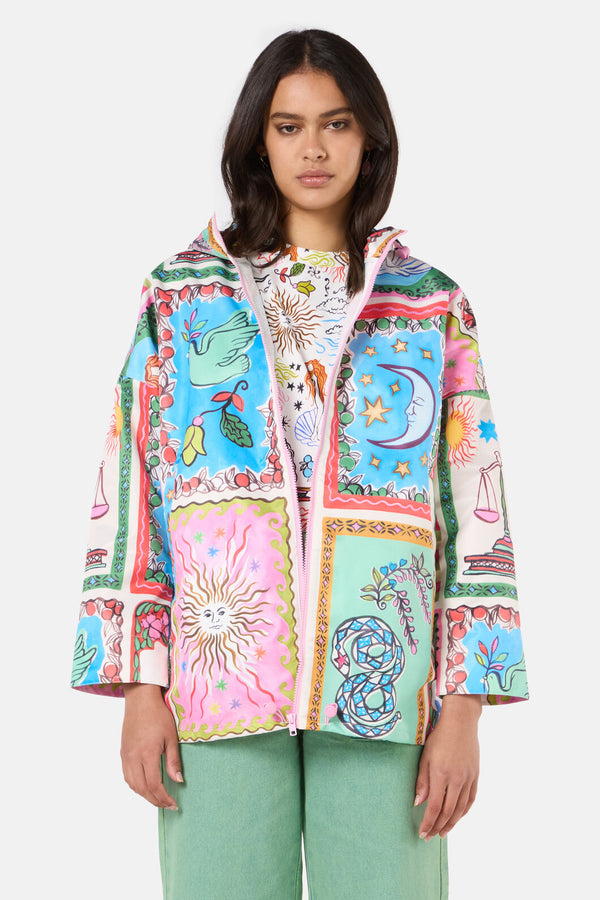 Gorman - Good Fortune PatchworkRaincoat - print
