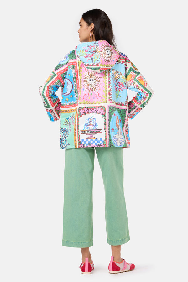 Gorman - Good Fortune PatchworkRaincoat - print