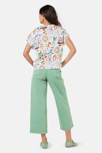 Gorman - Good Fortune Boxy Tee - print