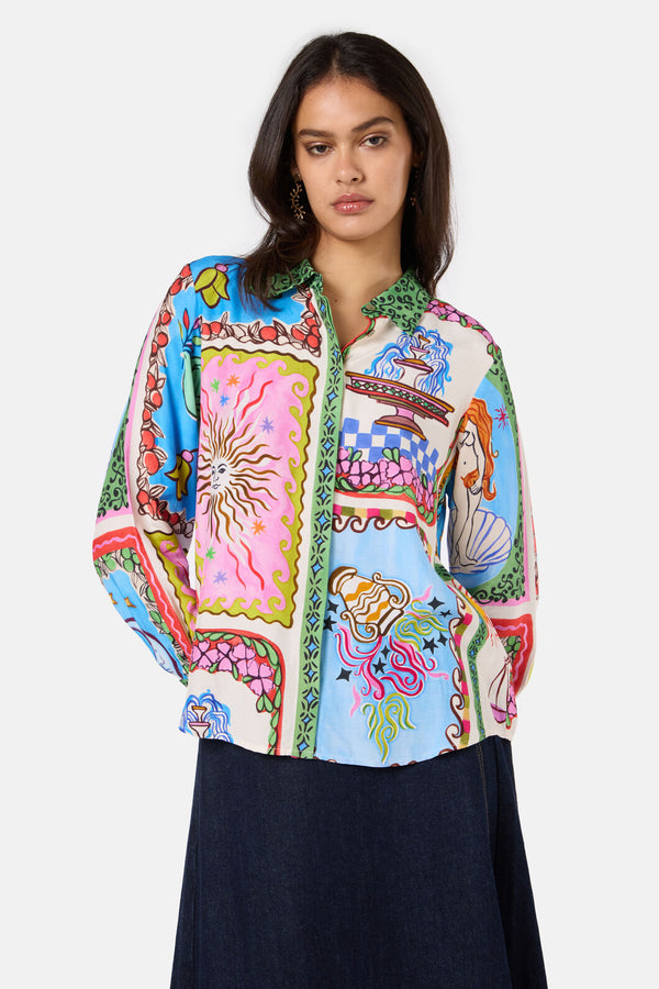 Gorman - Good Fortune Placement Shirt - print