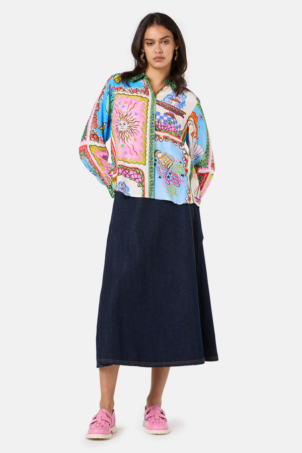 Gorman - Good Fortune Placement Shirt - print