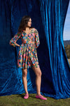 Gorman - Plum Harvest Smock Dress - print