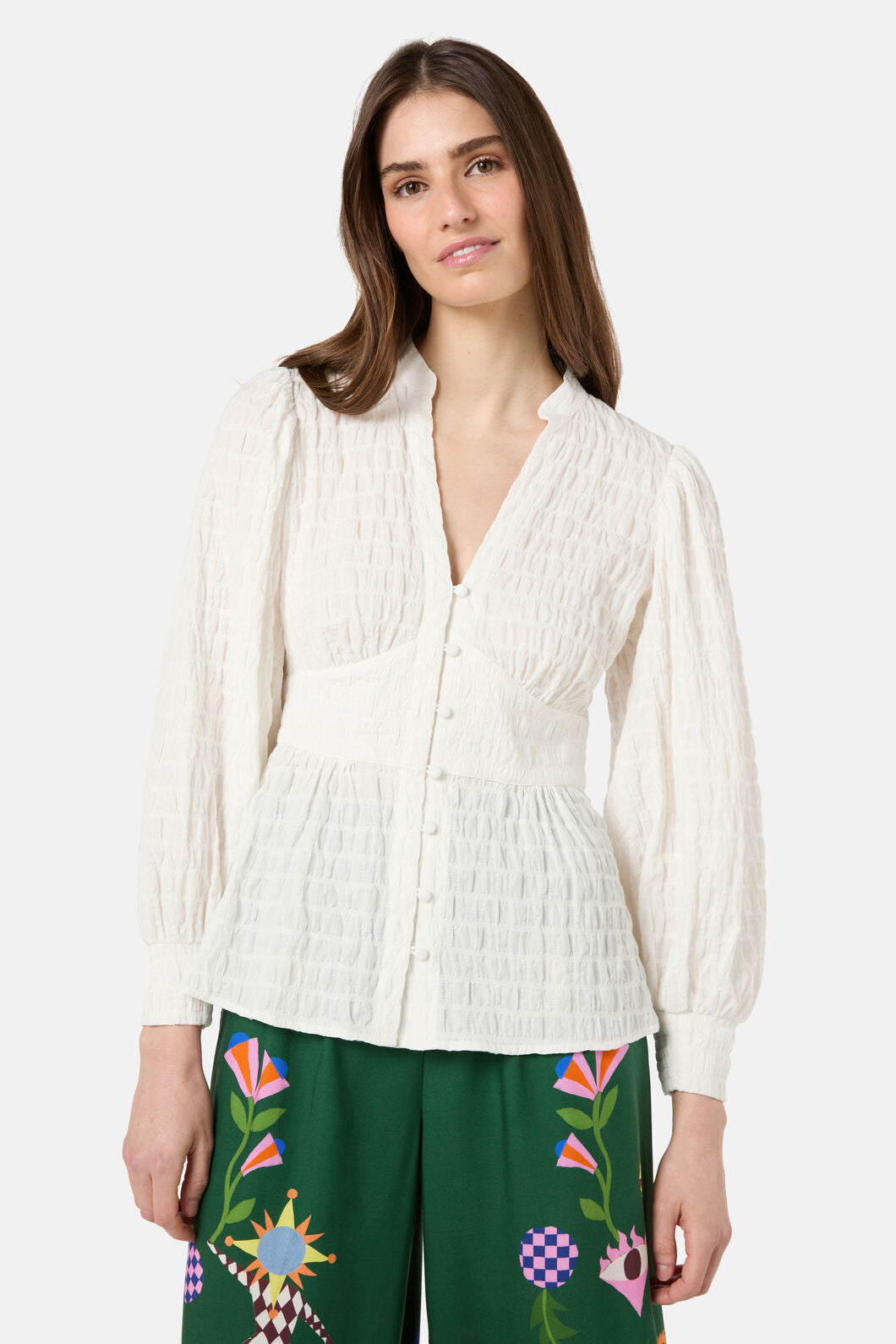 Gorman - Clover Blouse - white