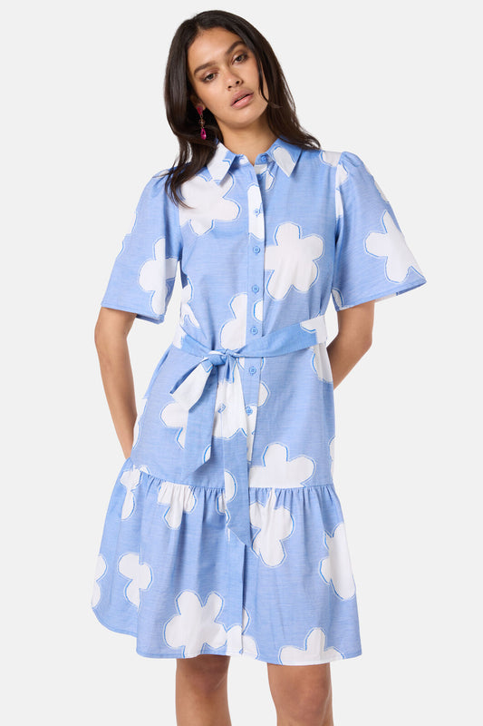 Gorman - Cut Daisies Dress - blue
