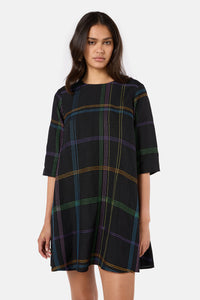 Gorman - Stitched Swing Dress - black