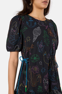 Gorman - Sirena Rope Smock Dress - print