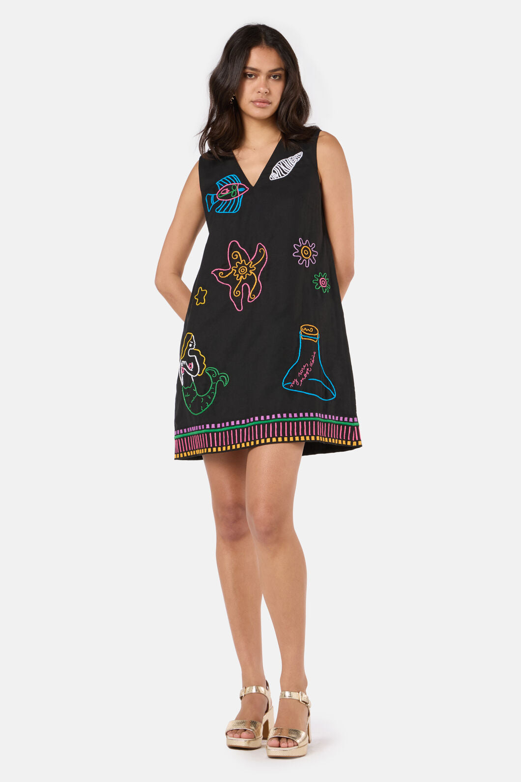 Gorman - Sirena Swing Dress - black