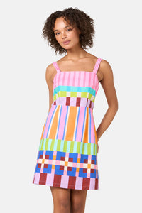 Gorman - Holiday Stripe Mini Dress - print
