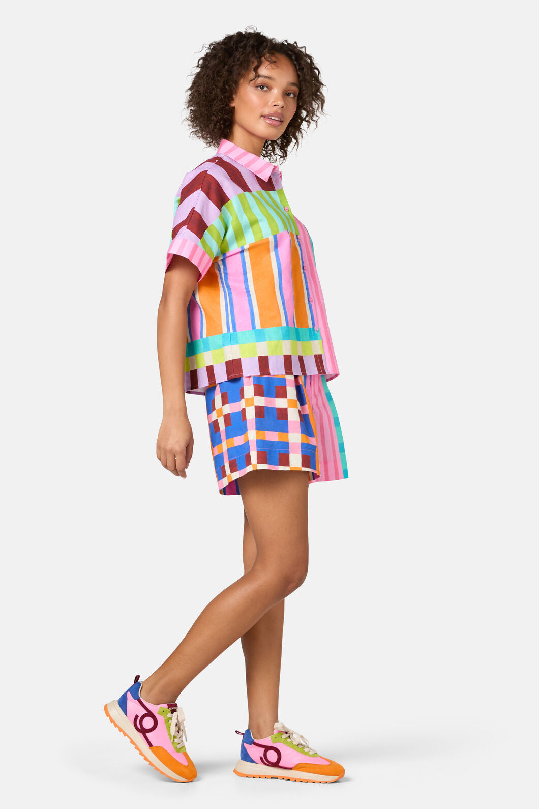 Gorman - HOLIDAY STRIPE PRINT SHIRT - print