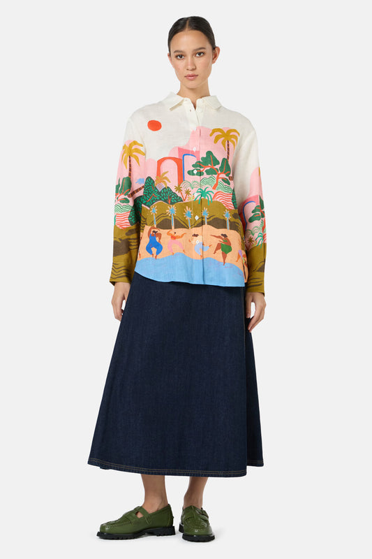 Gorman - Hidden Paradise Shirt - print
