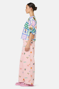 Gorman - Hidden Paradise Patchwork Top - print