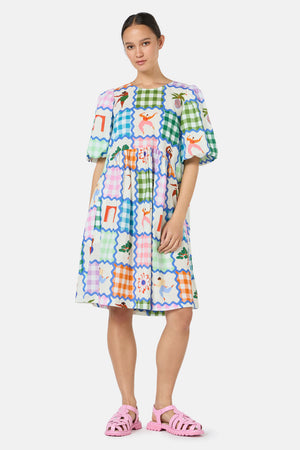 Gorman - Hidden Paradise PatchworkDress - print