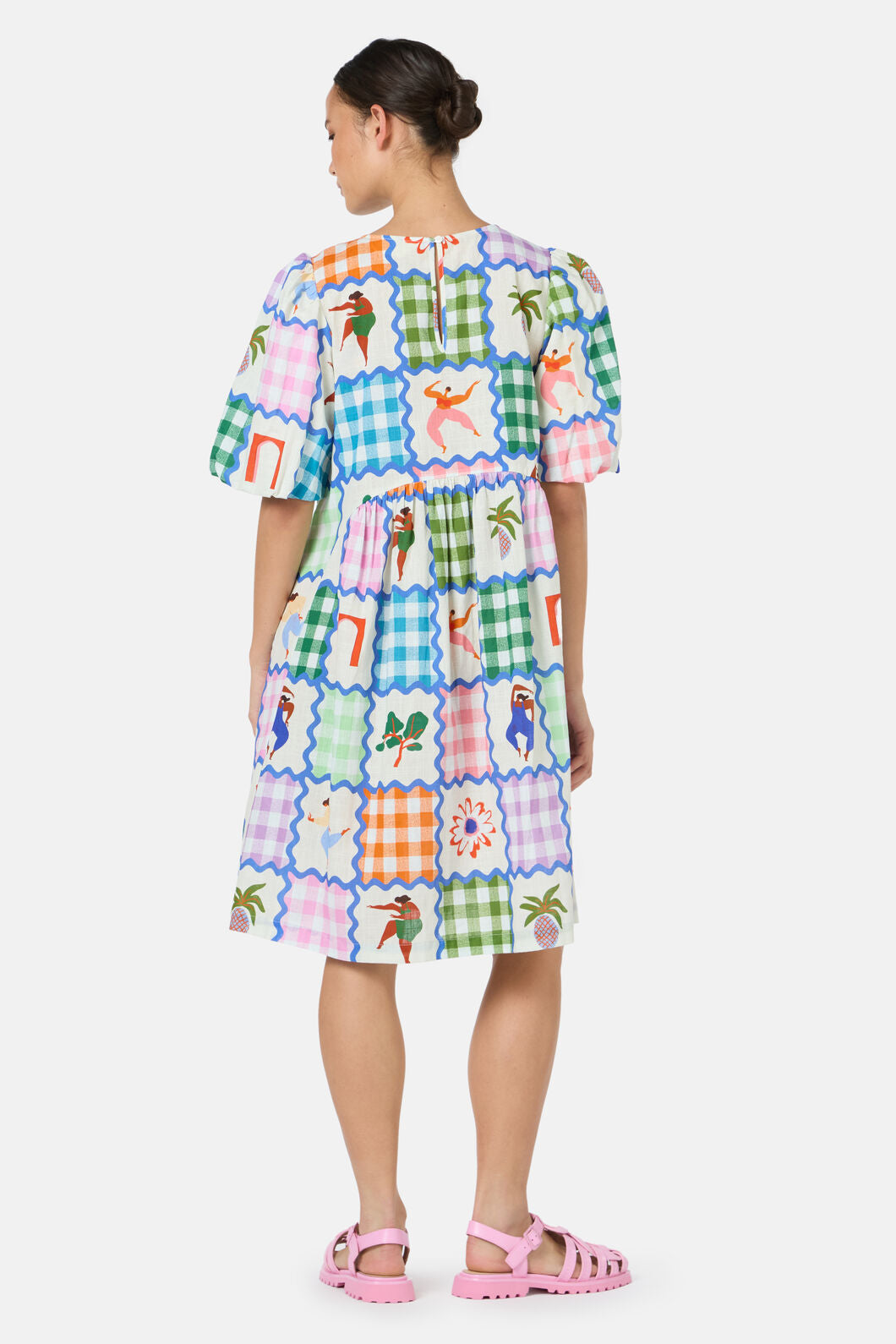 Gorman - Hidden Paradise PatchworkDress - print