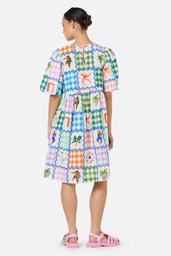 Gorman - Hidden Paradise Patchwork Dress - print
