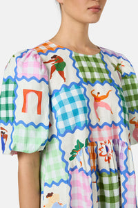 Gorman - Hidden Paradise Patchwork Dress - print