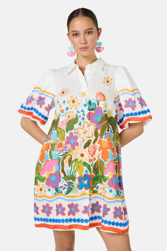 Gorman - Midnight Garden Shirt Dress - print