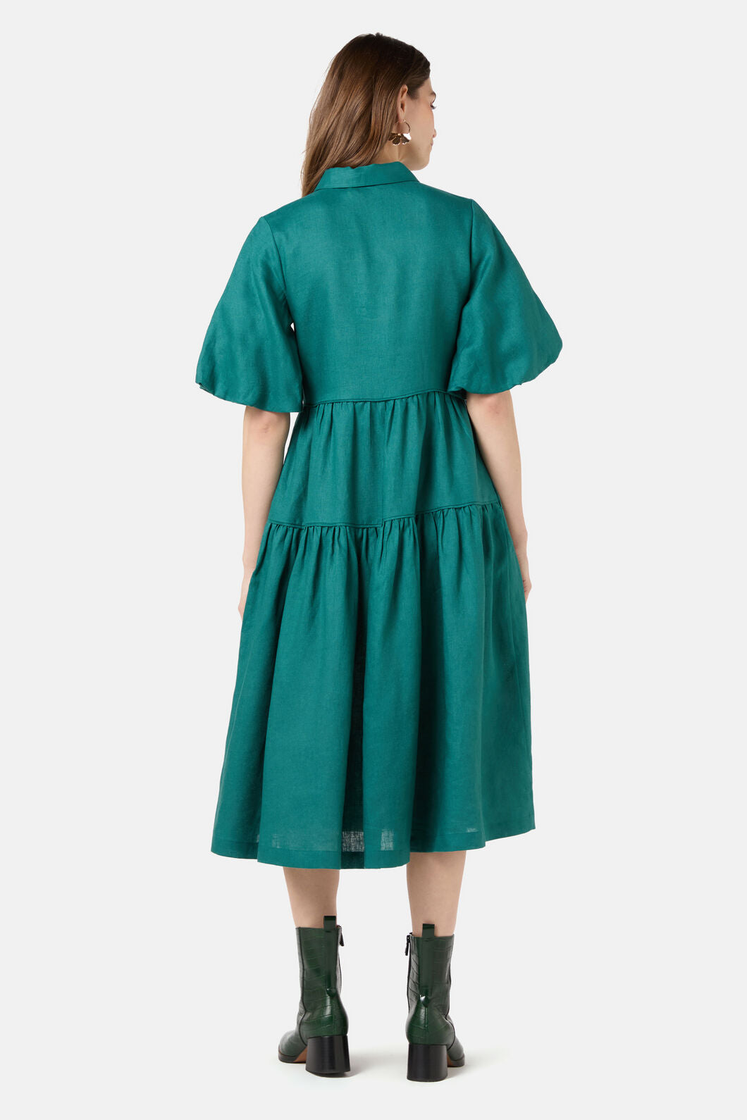 Gorman - Flora Aurora Smock Dress - green
