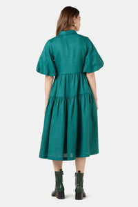 Gorman - Flora Aurora Smock Dress - green