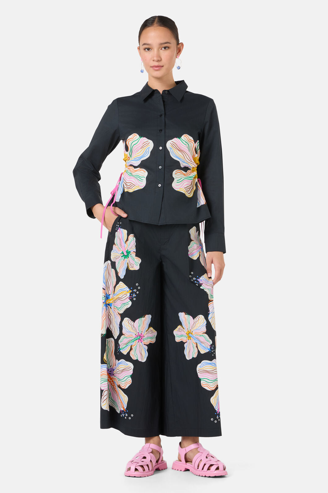 Gorman - Hibiscus Culotte - print