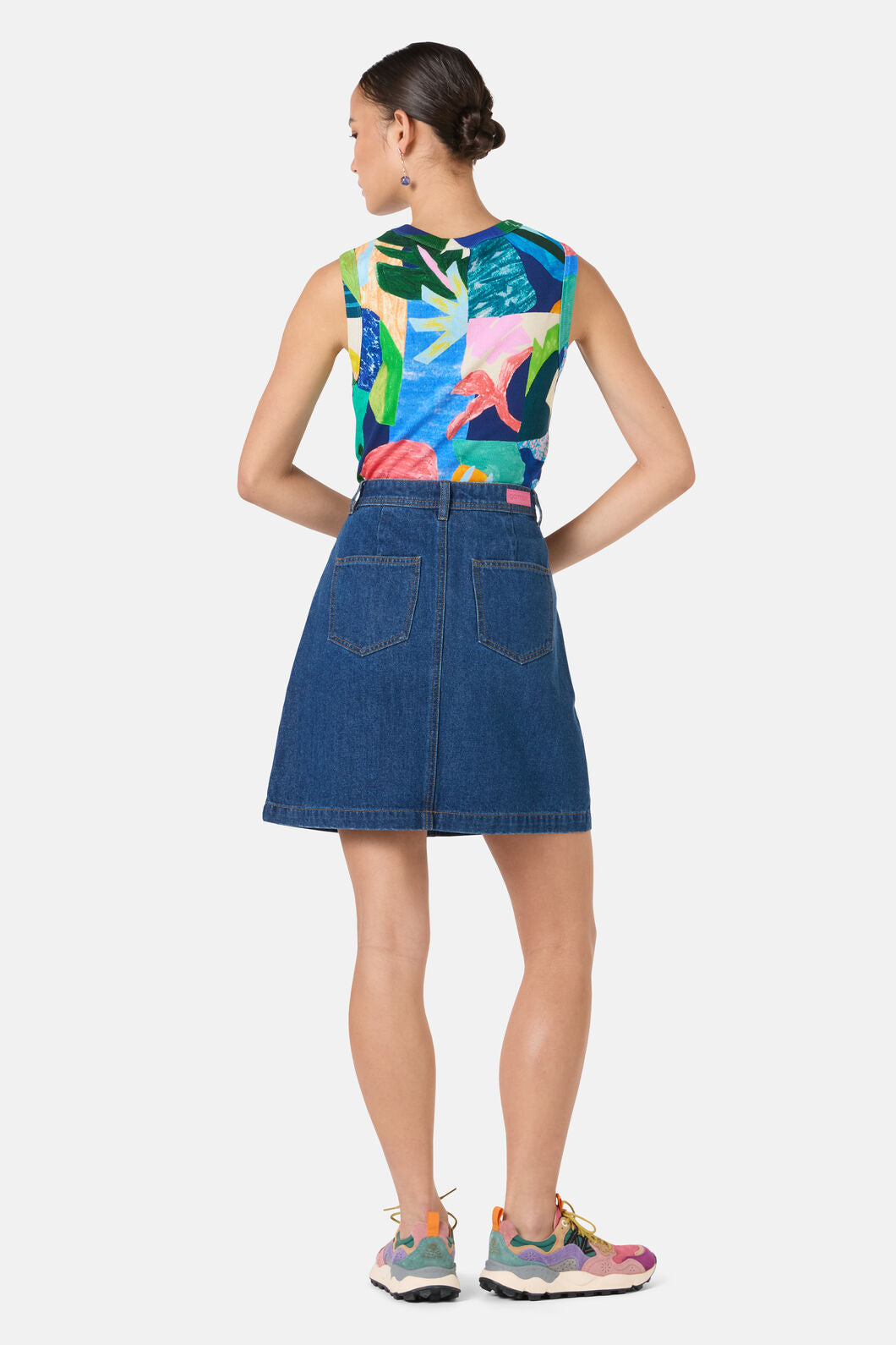Gorman - Billie Denim Mini Skirt - mid-blue
