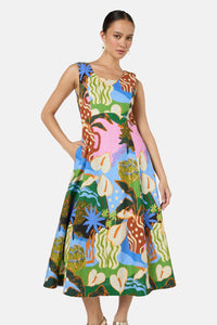 Gorman - Natural Form Midi Dress - print