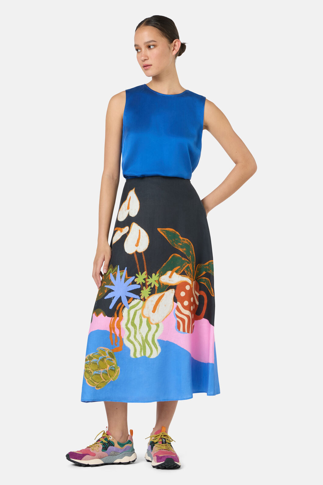 Gorman - Natural Form Midi Skirt - print