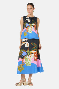 Gorman - Natural Form Midi Skirt - print