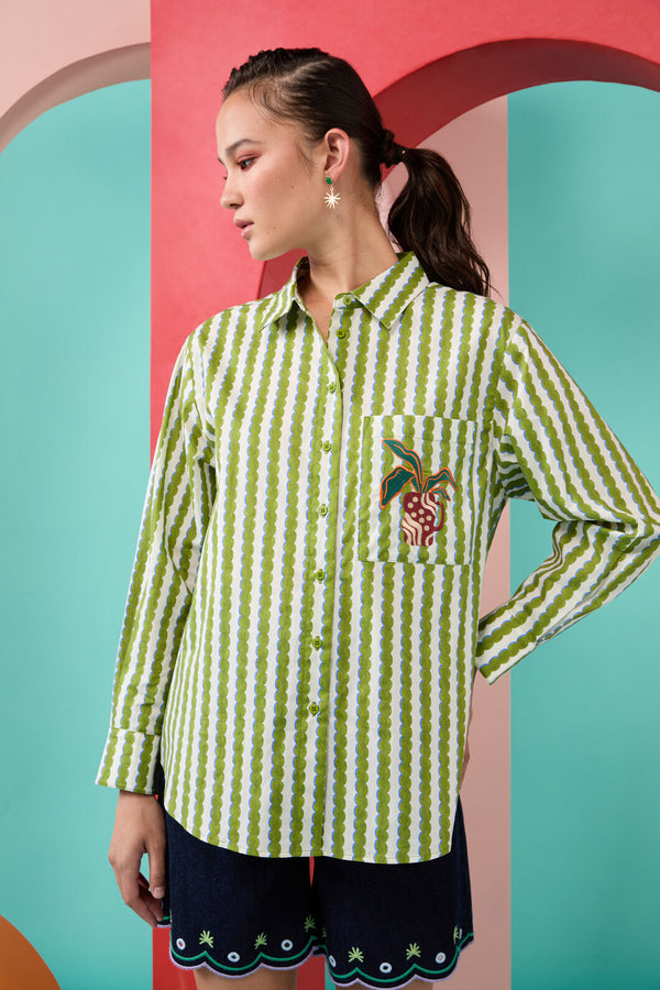 Gorman - Natural Form Stripe Shirt - stripe