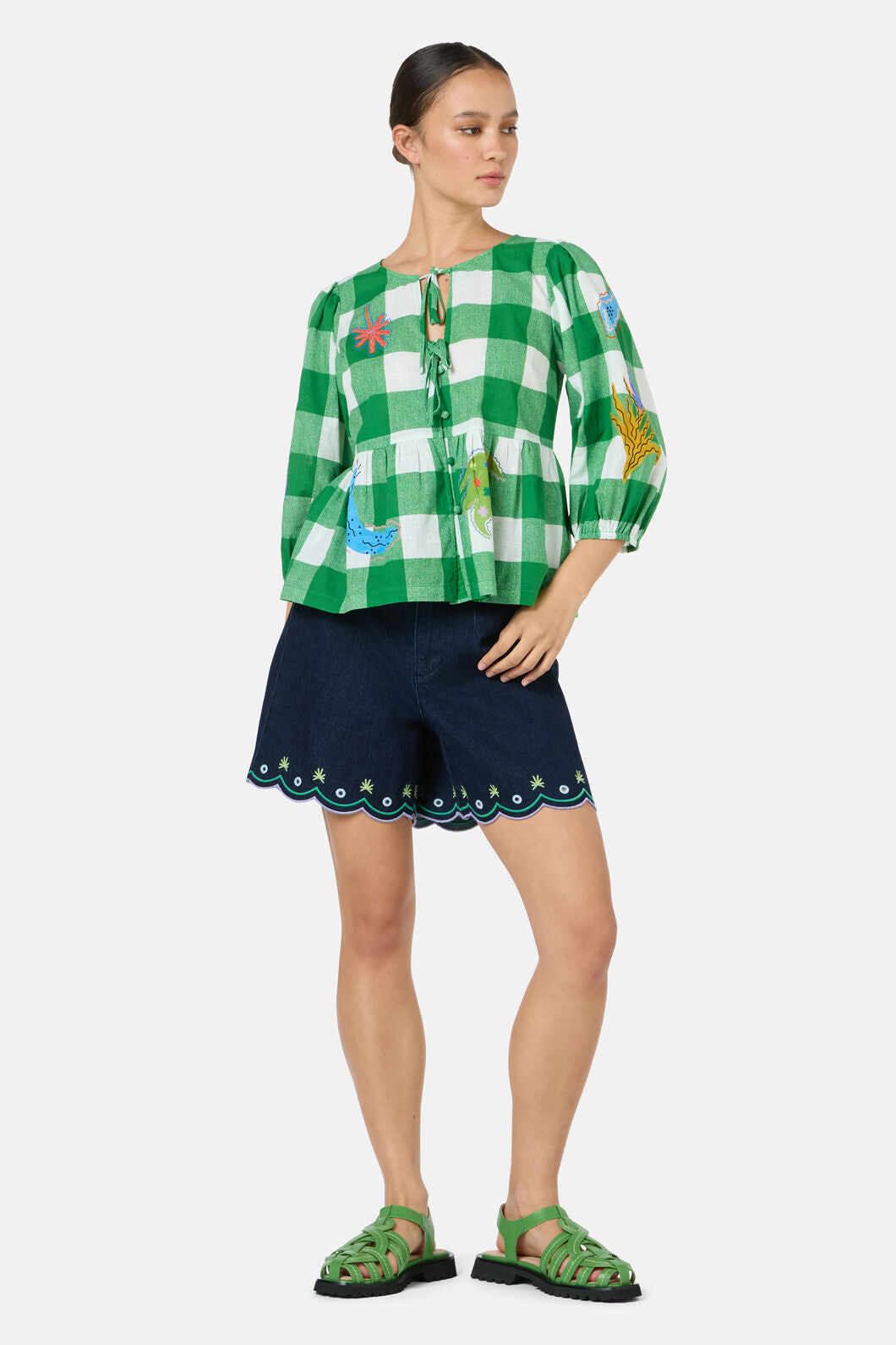 Gorman - Rainforest Diaries Blouse - check