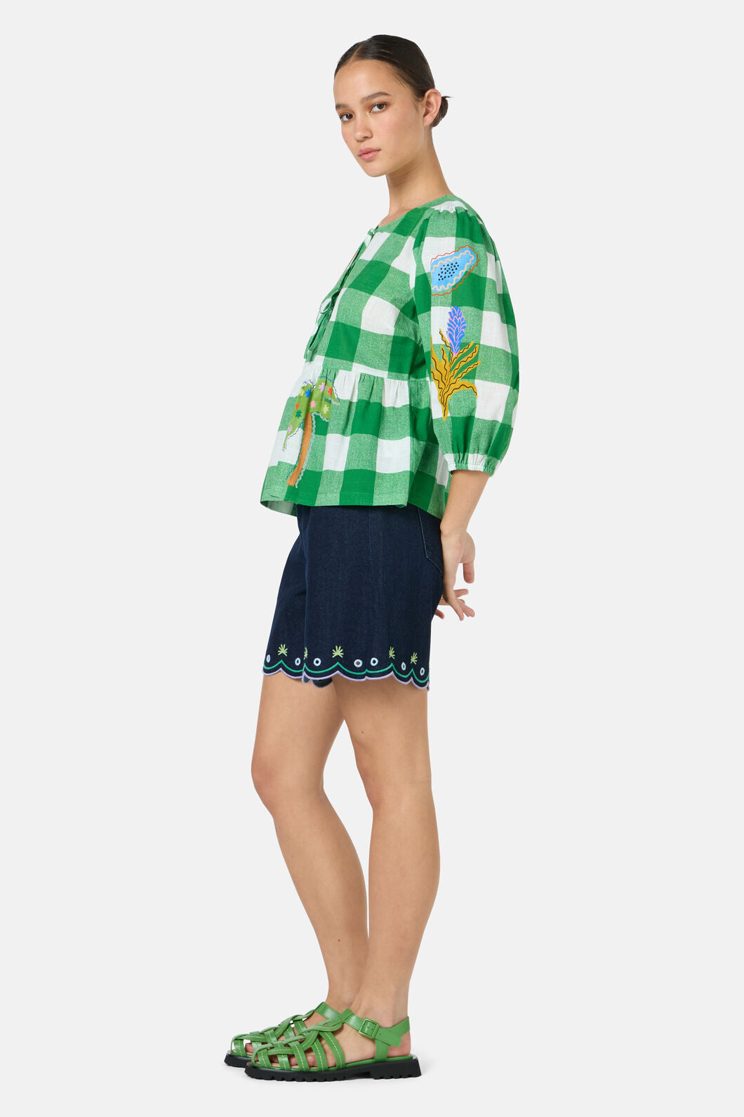 Gorman - Rainforest Diaries Blouse - check