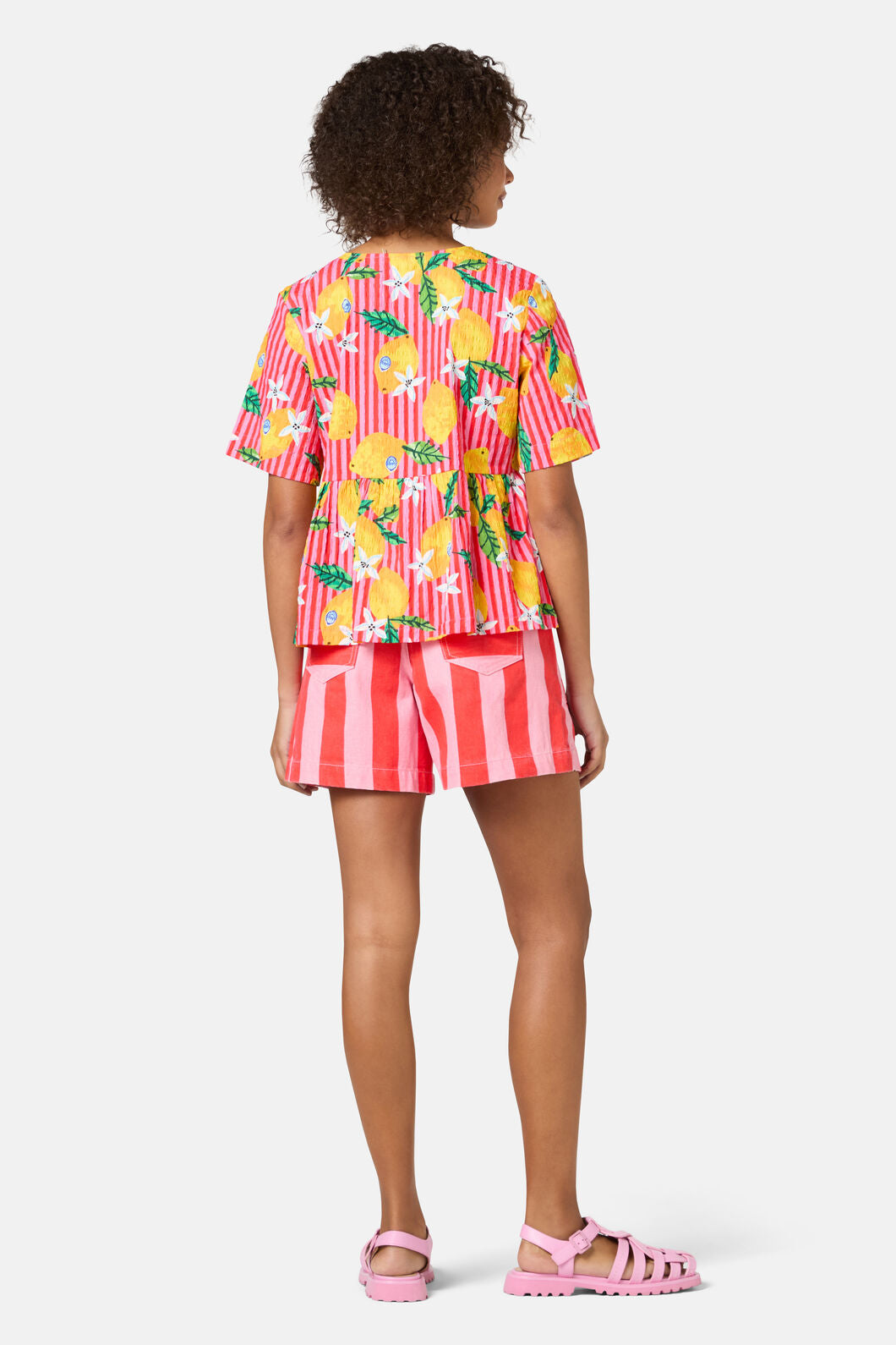Gorman - Lemonade Seersucker Print Top - print