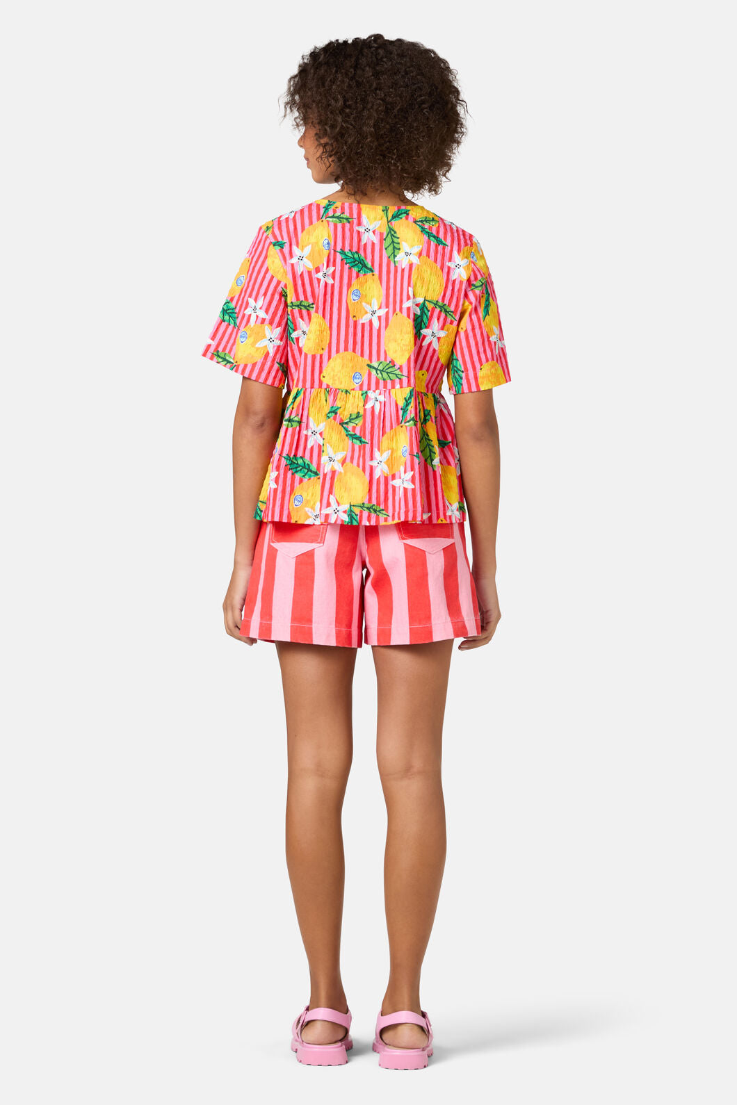 Gorman - Lemonade Seersucker Print Top - print