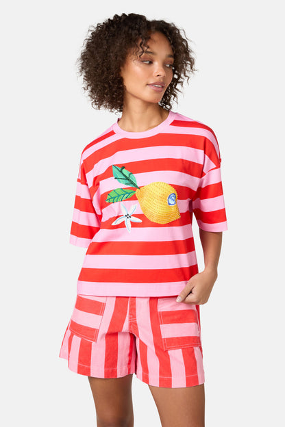 Gorman - Lemonade Print Relaxed Tee - print