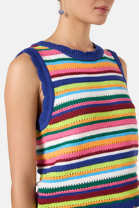 Gorman - Crochet Rhapsody Vest - multi