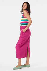 Gorman - Dahlia Midi Skirt - raspberry